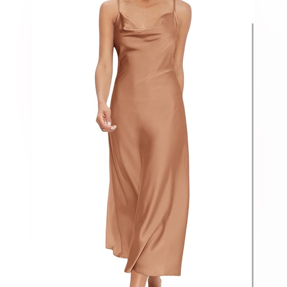 Satin Midi Dress